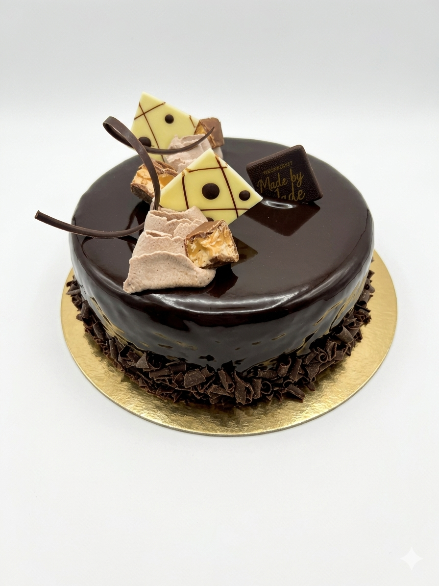 Snickers ijstaart